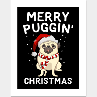 Merry Puggin' Christmas Posters and Art